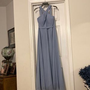 Dusty Blue Azazie Bridesmaids Dress
